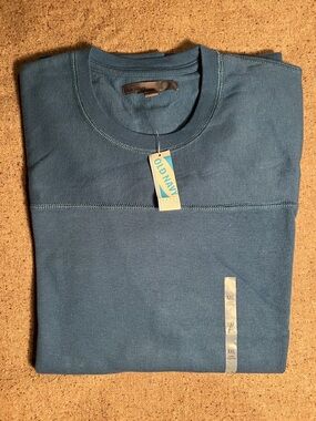 Old Navy Teal-Blue Crewneck Pullover Sweatshirt